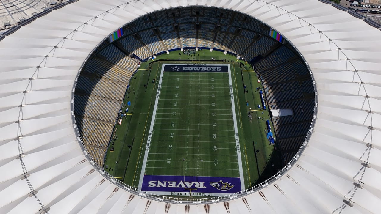 NFL estreia no Maracanã e deixa para Flamengo e Fluminense a máquina do gramado híbrido