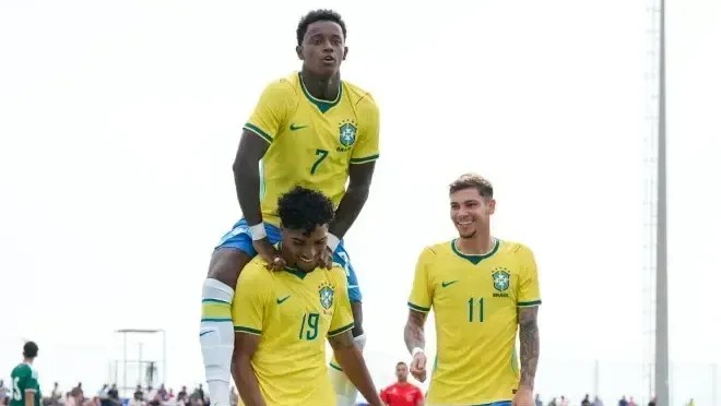 Brasil sub-20 faz 4 a 0 no México com gols de Heittor e Bruninho e fecha a Data FIFA com três vitórias